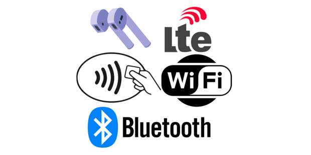 Логотипы беспроводных технологий 