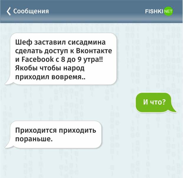 Жизнь программиста в забавных СМС программист, смс, юмор