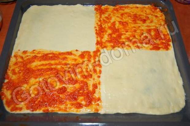 рецепт Пицца Квадро