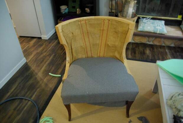 Как кресло обновить  сиденье готово