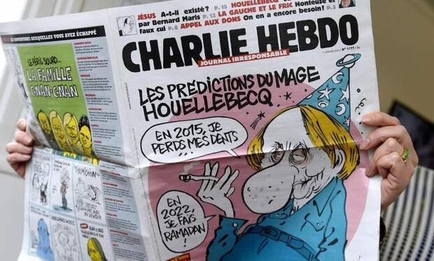 Редакция Charlie Hebdo решила ответить на теракты смешными карикатурами «Наконец-то французское порно!» 