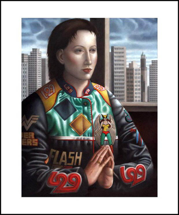 Женщина в куртке. Автор: Amy Hill. Женщина в куртке. Автор: Amy Hill.