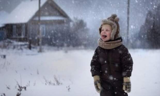 15 зимних фото о счастливом детстве в деревне