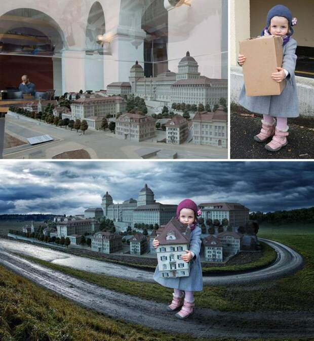 девочка фотошоп