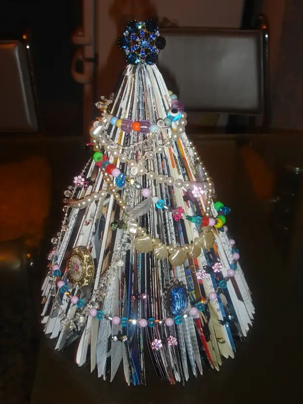 Елка из журнала эйвон свои руками. Елка из журнала своими руками пошаговое. Новогодняя елка из журнала своими руками. Как сделать елку из журнала. Елка из журнала.