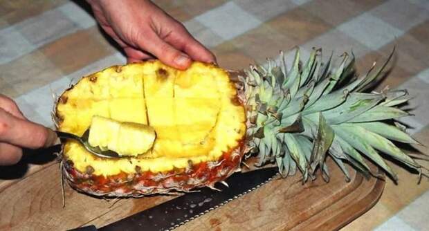 Как правильно почистить ананас