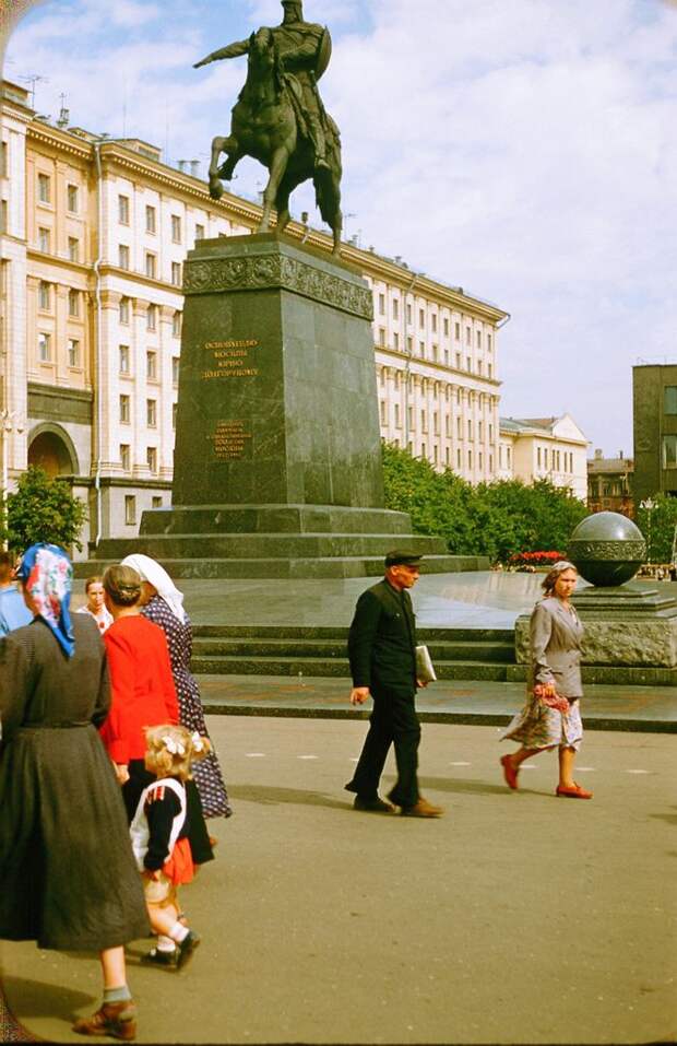 Москва, 1956 год фото, москва, Машина  времени, позитив