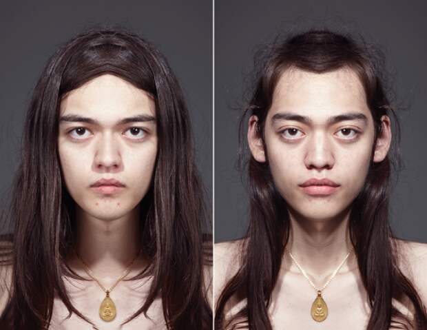 Как бы выглядели люди с абсолютно симметричными лицами