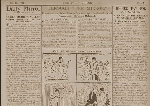 Фото №1 - Пророческая карикатура про мобильники из 1923 года