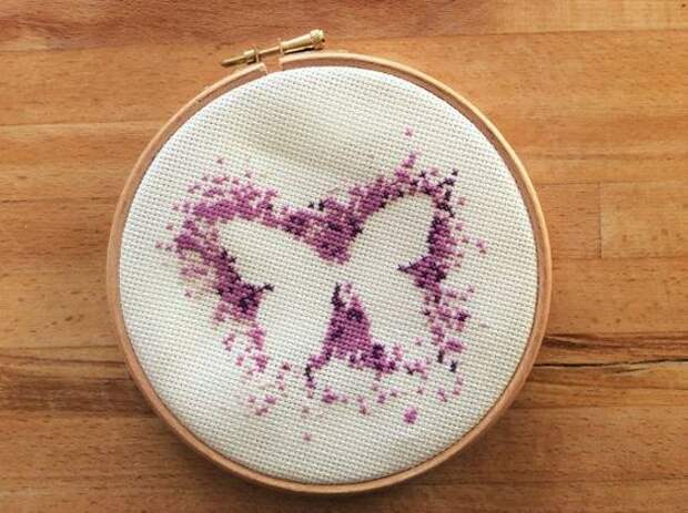 Negative space embroidery: интересный прием в вышивке