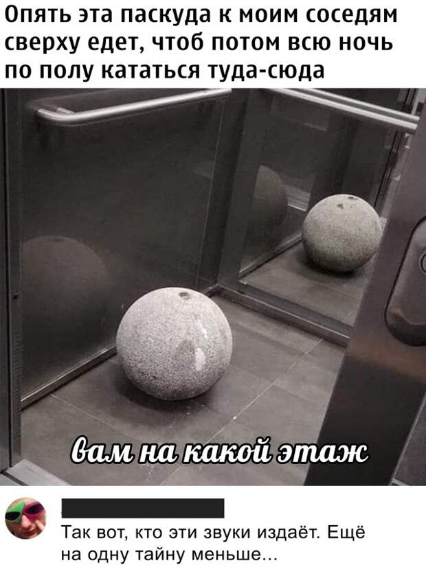 Шар в лифте