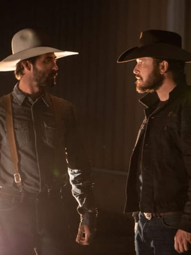 Walker and Rip Stare Down - Yellowstone Season 2 Episode 1
