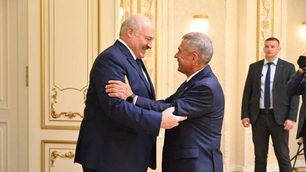 Раис Республики Татарстан Рустам Минниханов встретился с Президентом Республики Беларусь Александром Лукашенко