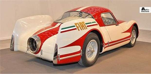 Прототип газотурбинного автомобиля Fiat 1954 fiat, газотурбинный двигатель, концепт, прототип, турбина