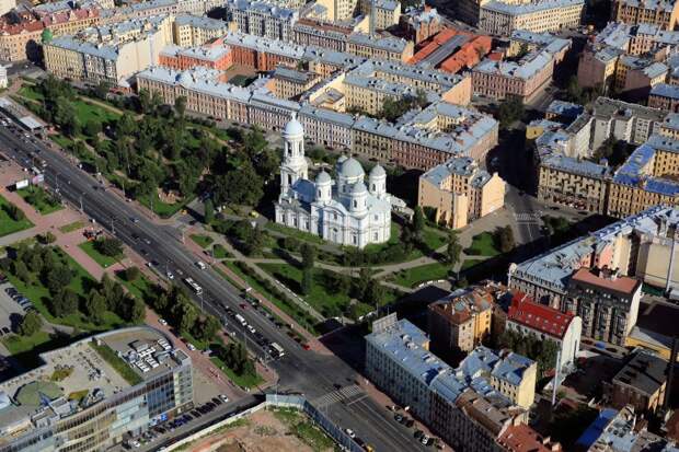 Петербург с высоты птичьего полёта. Фотограф Дмитрий Песочинский.