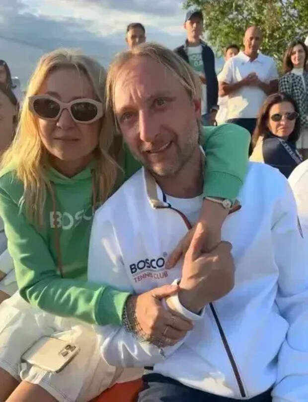 Яна Рудковская и Евгений Плющенко