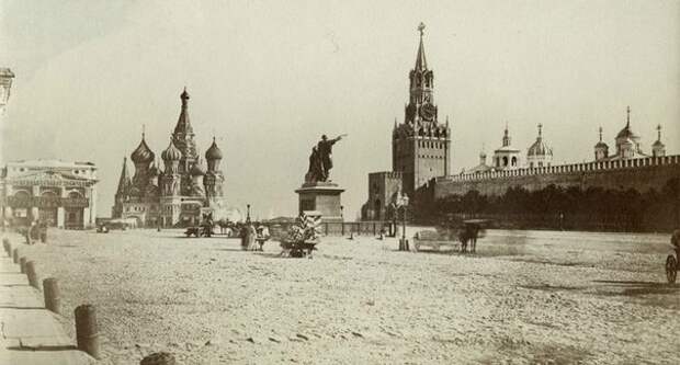 Красная площадь. Москва. Российская империя. 1880 год