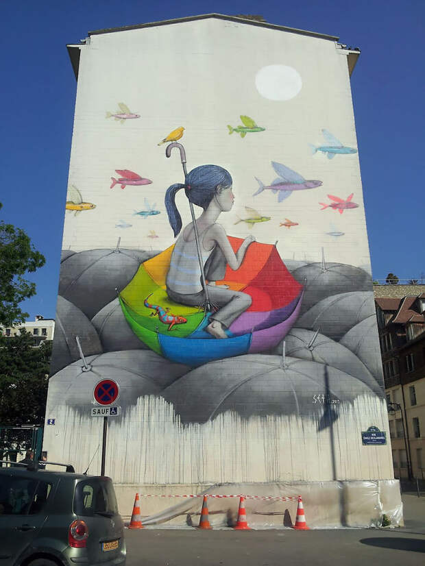 Street Art By Seth Globepainter