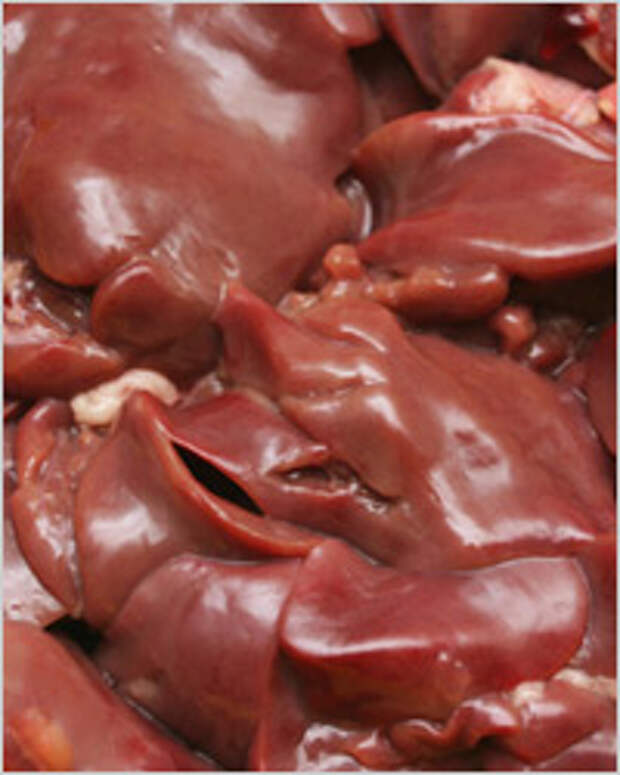 шашлык из печени