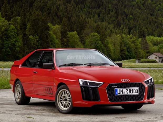 3. Audi Quattro/R8 автодизайн, дизайн, ретро автомобили