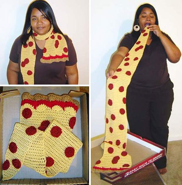 Пицца-шарф 2