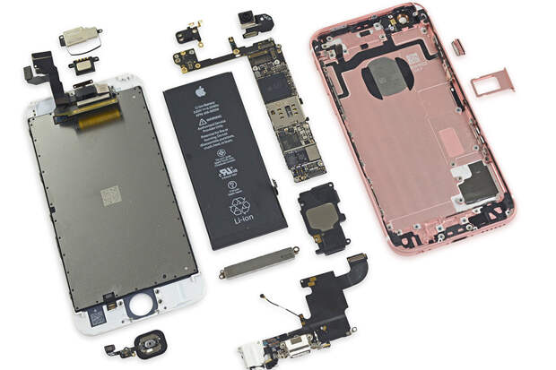 Что внутри нового iPhone 6s