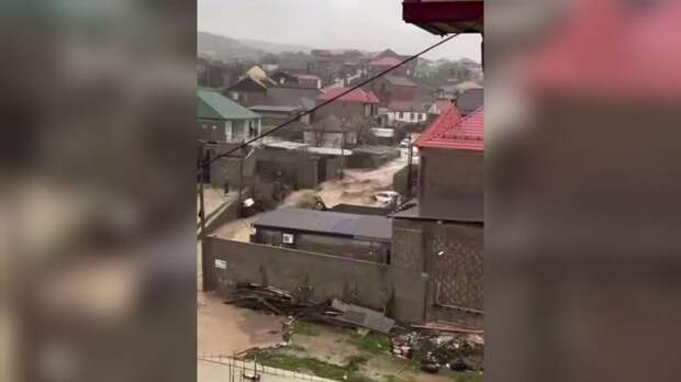В Хасавюртовском районе Дагестана введён режим ЧС из‑за сильных дождей