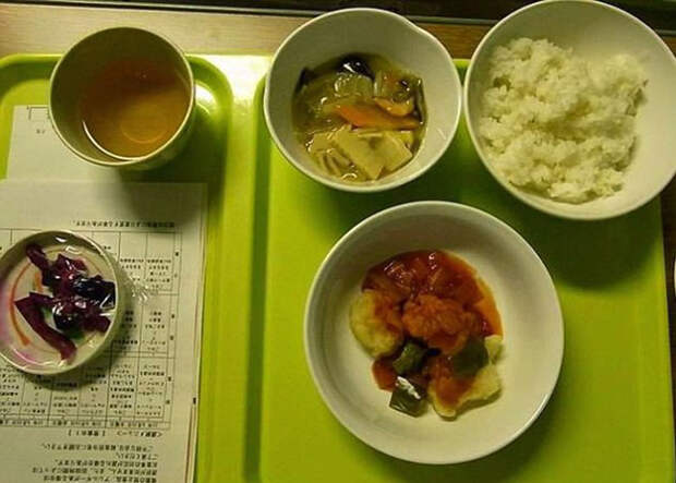 больничная еда в японии