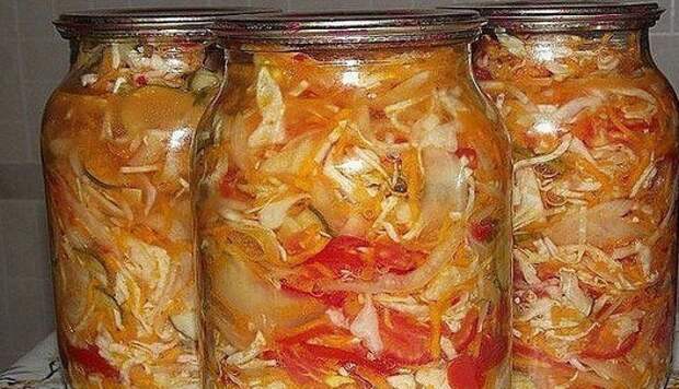 5 вкуснейших рецептов салатиков из капусты на зиму...