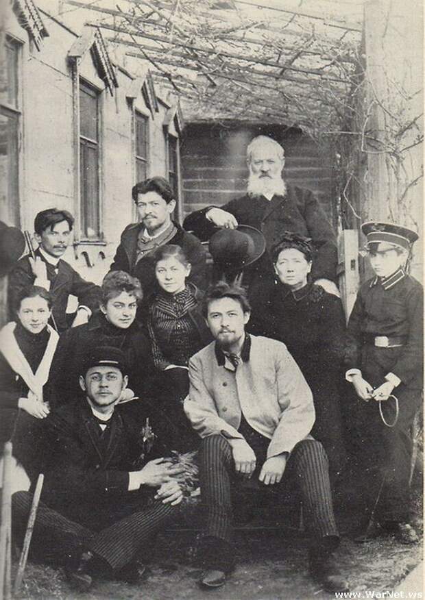 Чехов с семьей и друзьями, 1890 история, редкие, фото
