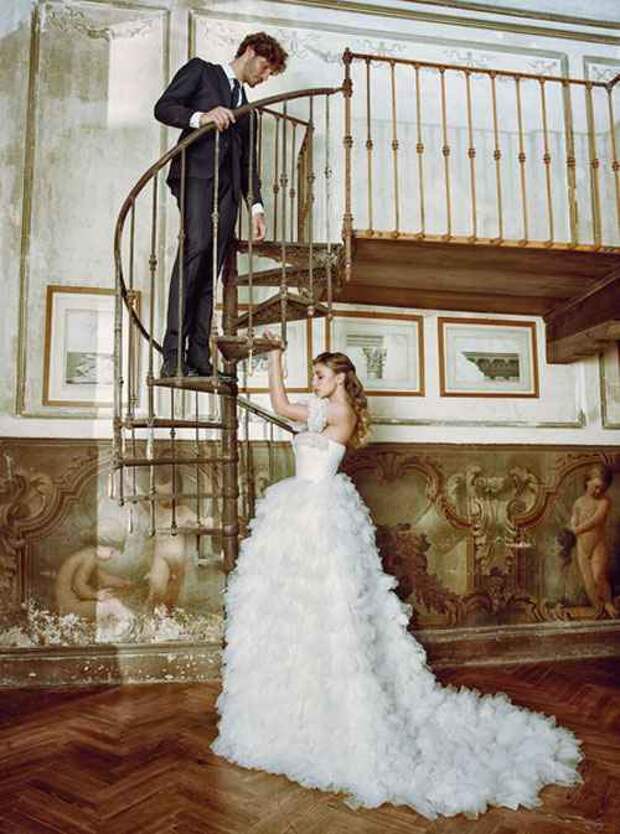Romantic White Dress For Bridal Collection