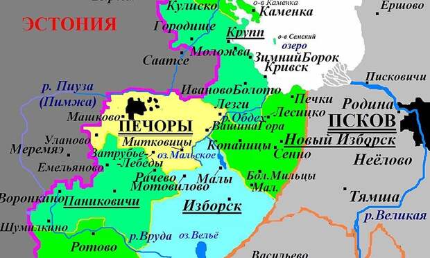 Эстония забрала Печорский район Псковской области себе: власти Таллина начали прирезать эту территорию в паспортах