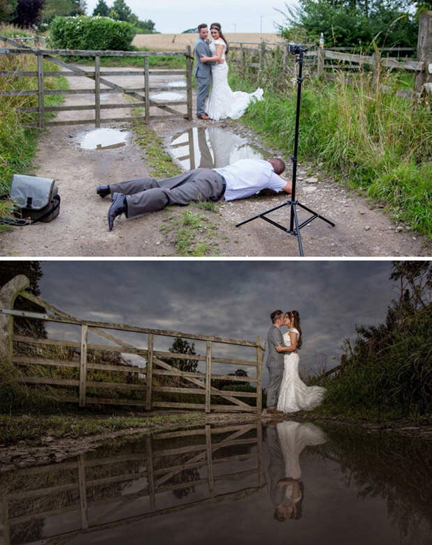 15 фотографий о том, КАК на самом деле делаются свадебные фото