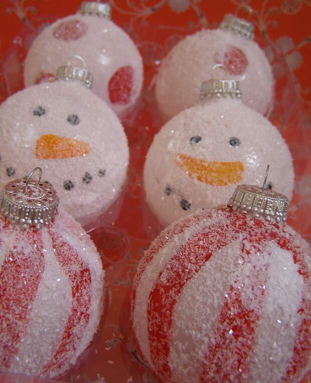 DIY Glitter Ornaments