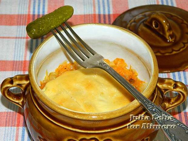 Овощи в горшочках