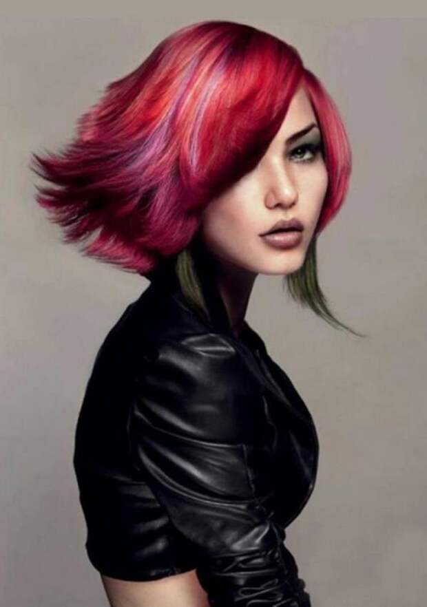 short funky hairstyles with bangs