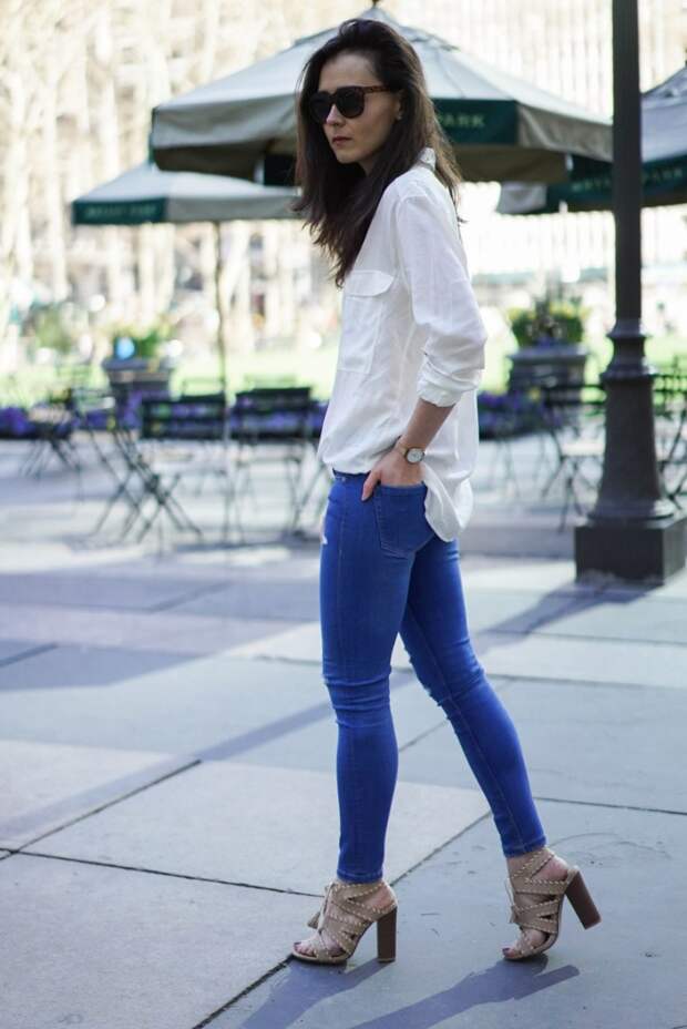 jeans and a shirt