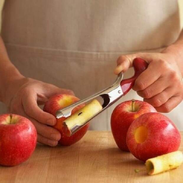 приспособление для удаления сердцевины яблок