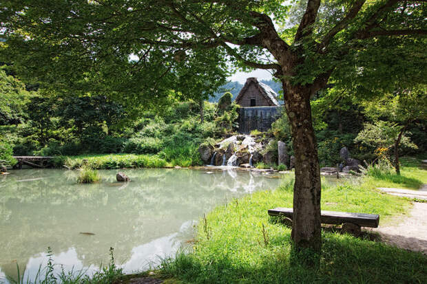 Япония деревня Сиракава