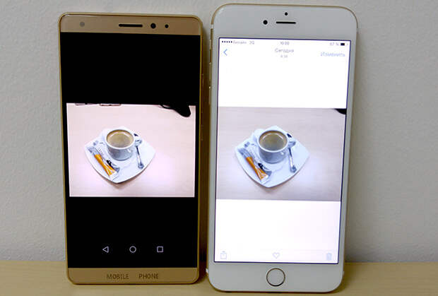 Huawei Mate S и iPhone 6 Plus