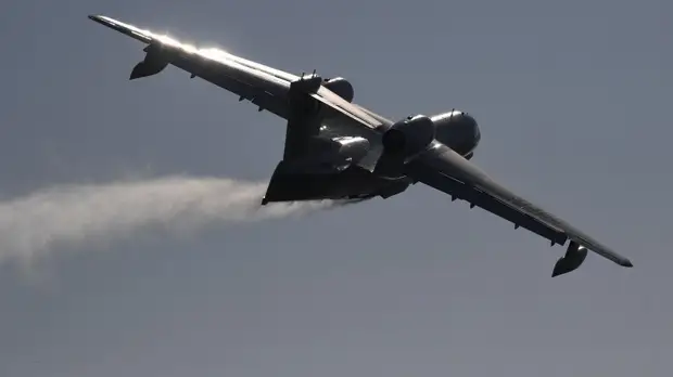 МЧС направило самолёт-амфибию на тушение пожара в Курганской области