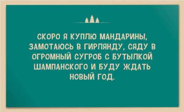 Забавные новогодние открытки (5 картинок)