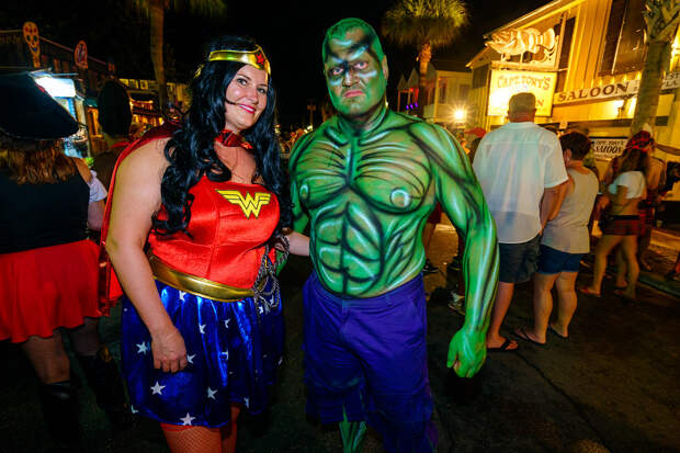 Don't Mess With These Two... Fantasy Fest Costumes