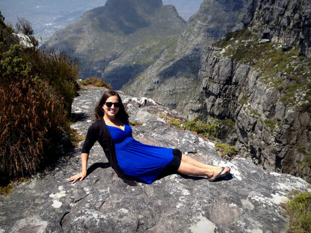 Kate on Table Mountain