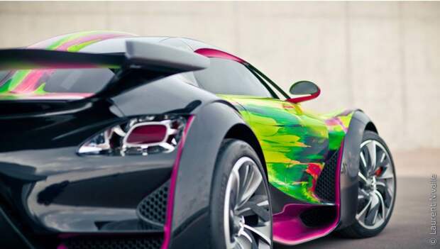 Электрический концепт-кар Citroen Survolt в необычной расцветке (5 фото) Электрический концепт-кар Citroen Survolt в необычной расцветке (5 фото)