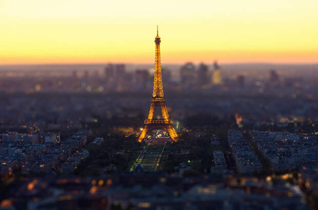 Когда мегаполисы - словно миниатюры: города и эффект tilt-shift