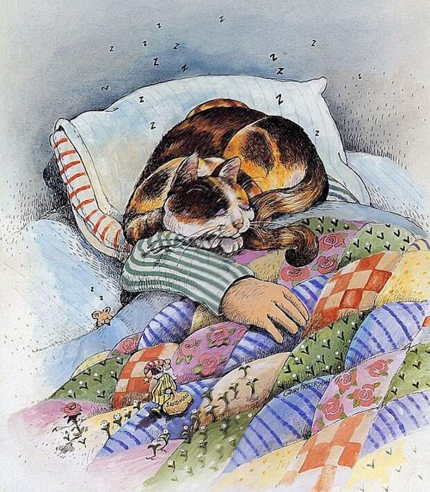 Коты-котики,теплые животики... Художник Гэри Паттерсон (Gary Patterson) (114 картинок)