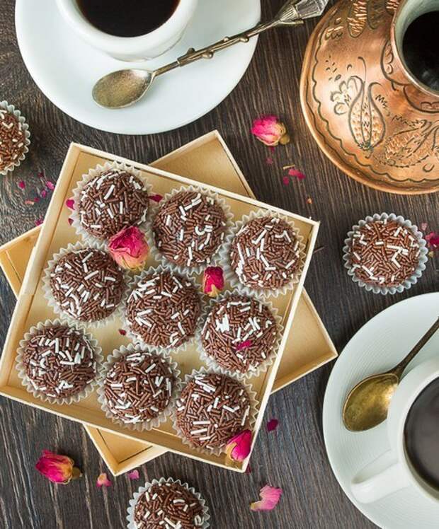 Brigadeiro конфеты с начинкой