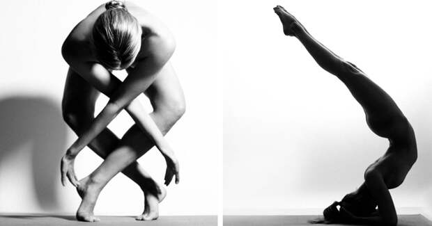 Йога без одежды: любуемся обнажённым женским телом в Инстаграме девушка, йога, красота