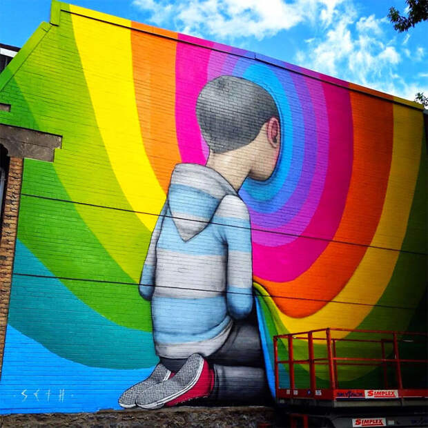 Street Art By Seth Globepainter